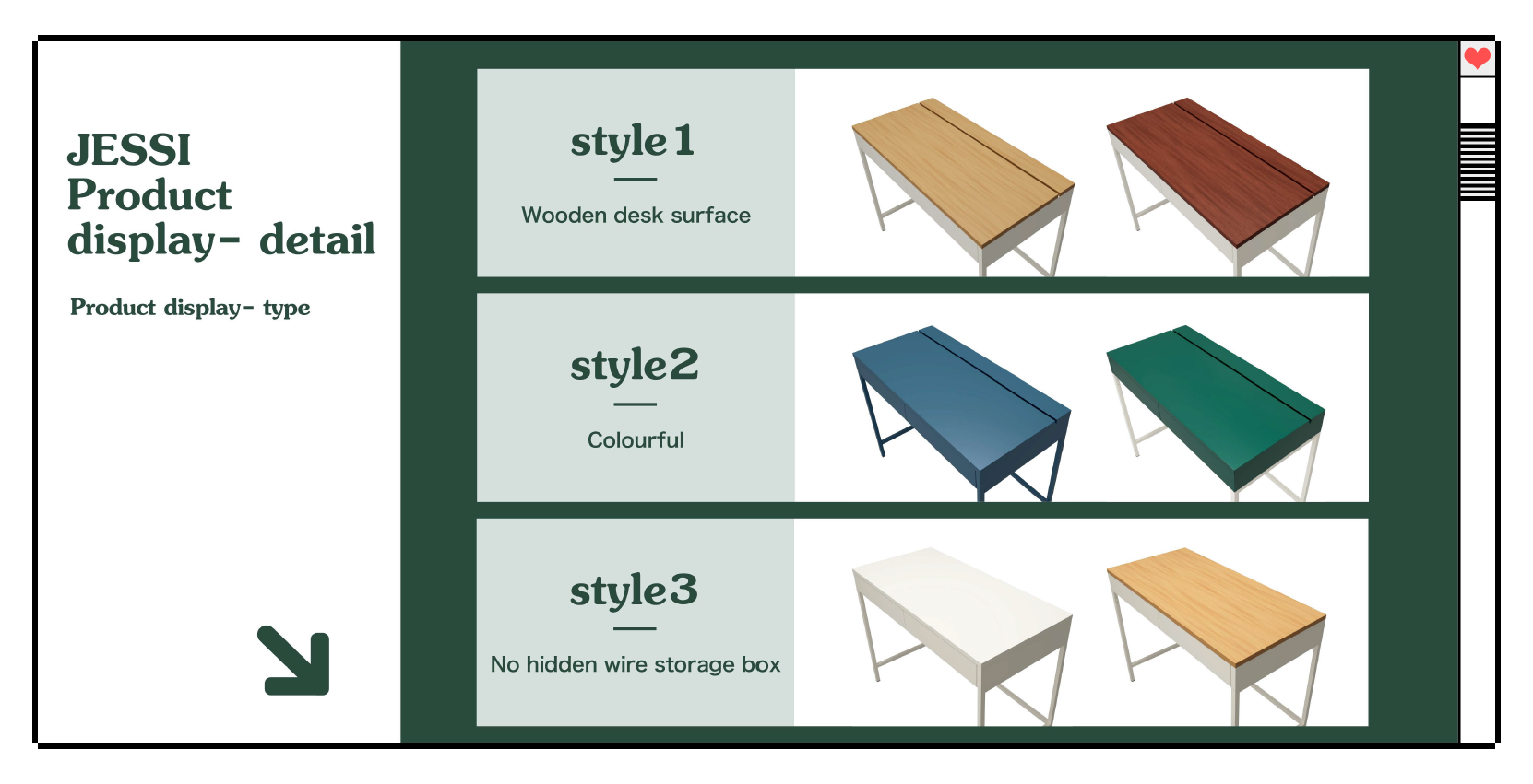 EDRIC home office series practical aesthetical work from home solution