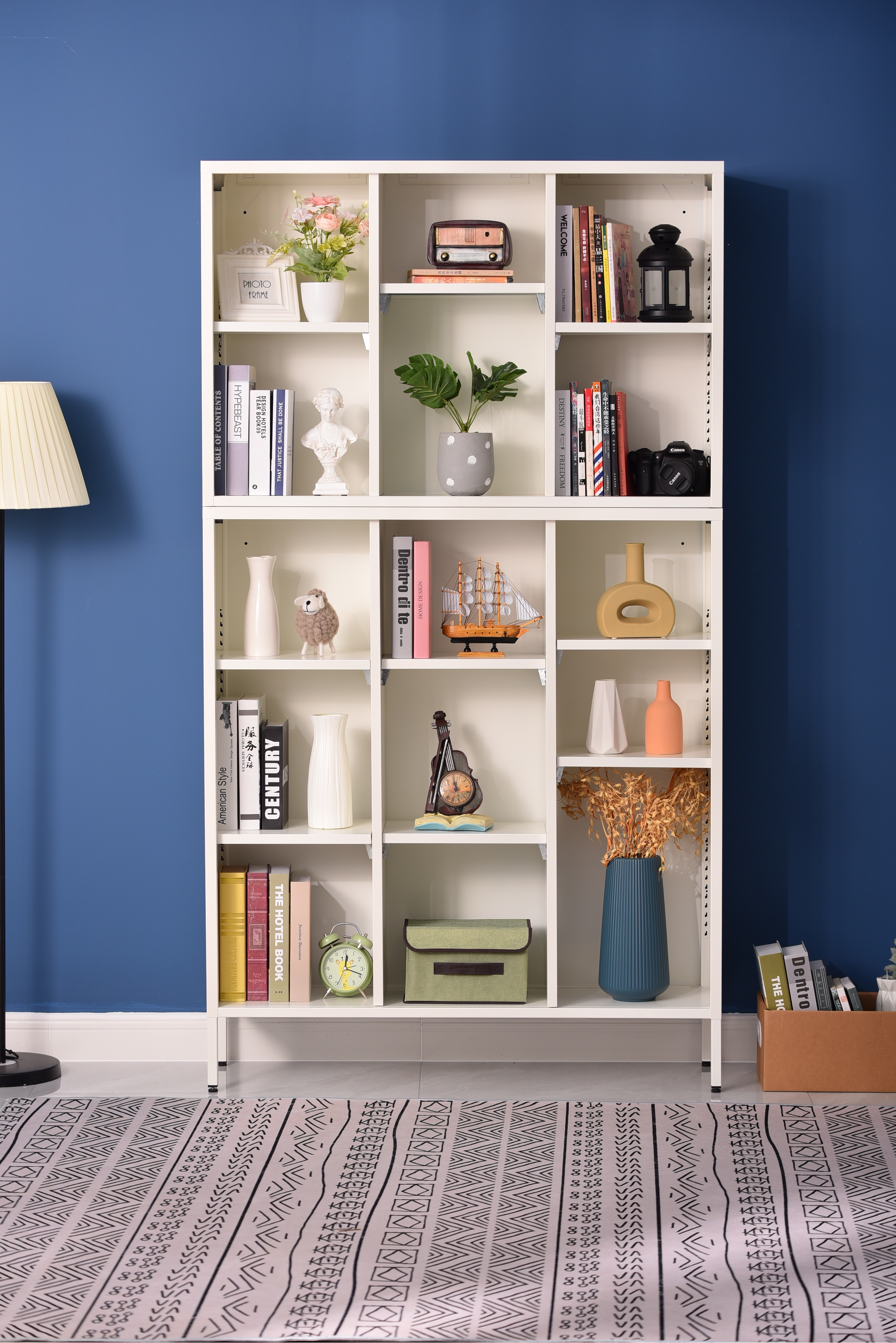 cubic grids storage cabinet modular design Yadan Steel Furniture