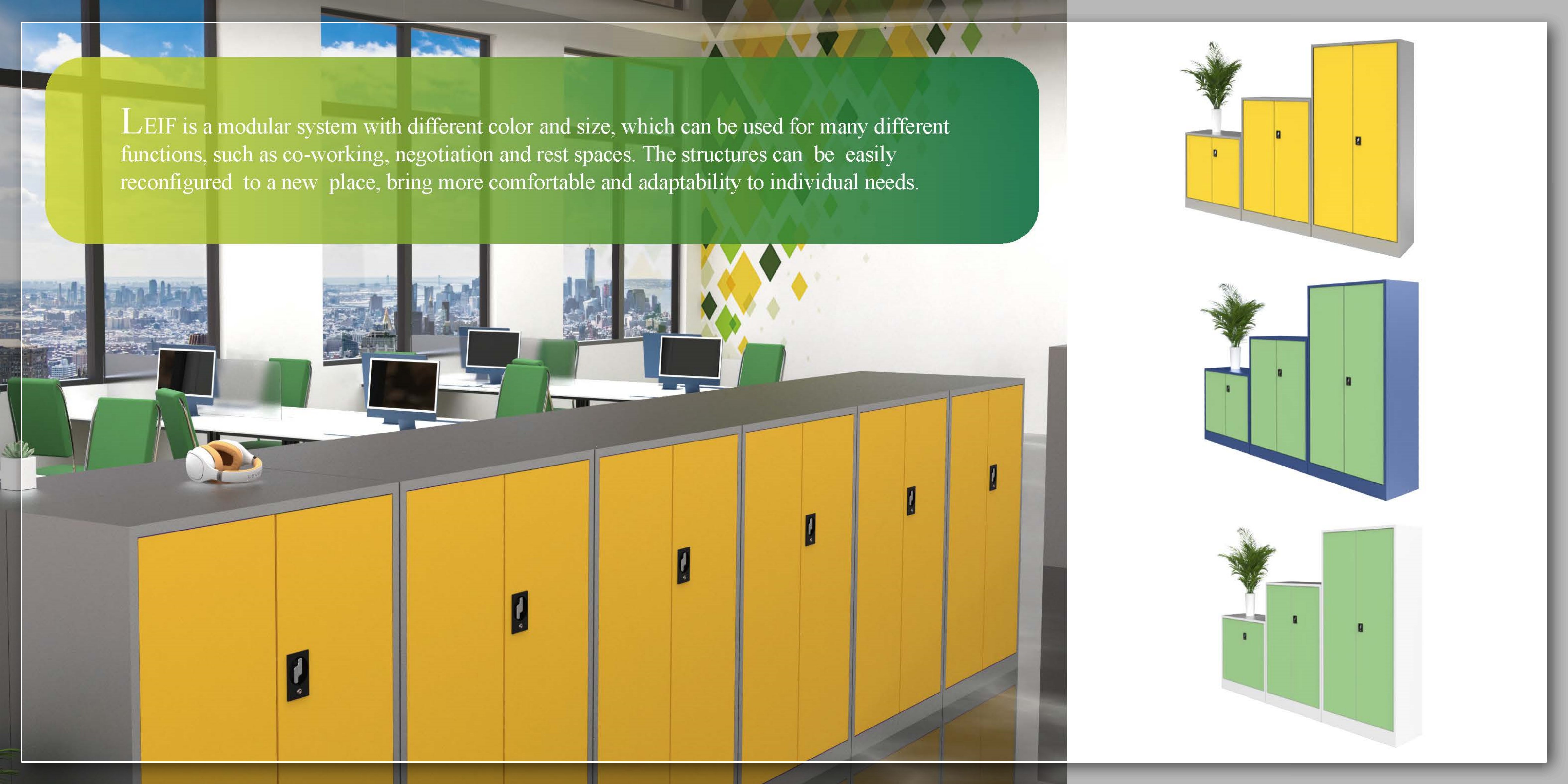 LEIF filing cabinet office furniture Yadan Steel Furniture