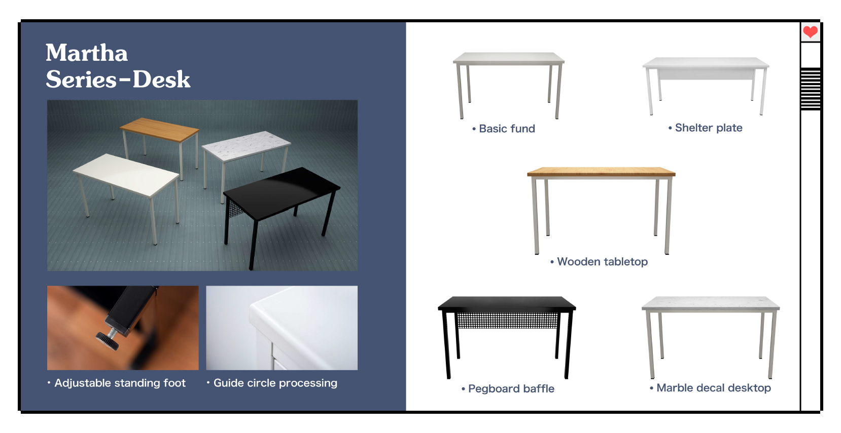EDRIC home office series practical aesthetical work from home solution