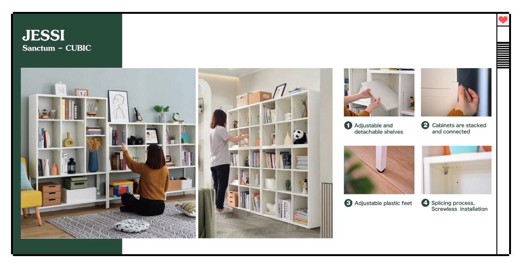 EDRIC home office series practical aesthetical work from home solution