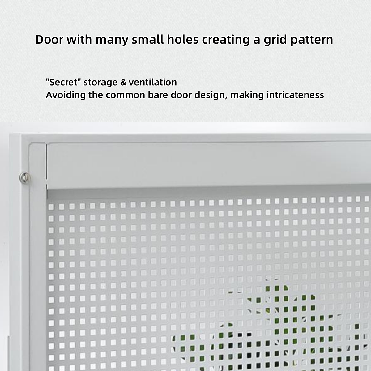 steel kitchen sideboard with perforated door nice practical kitchen design steel furniture Yadan Steel Furniture