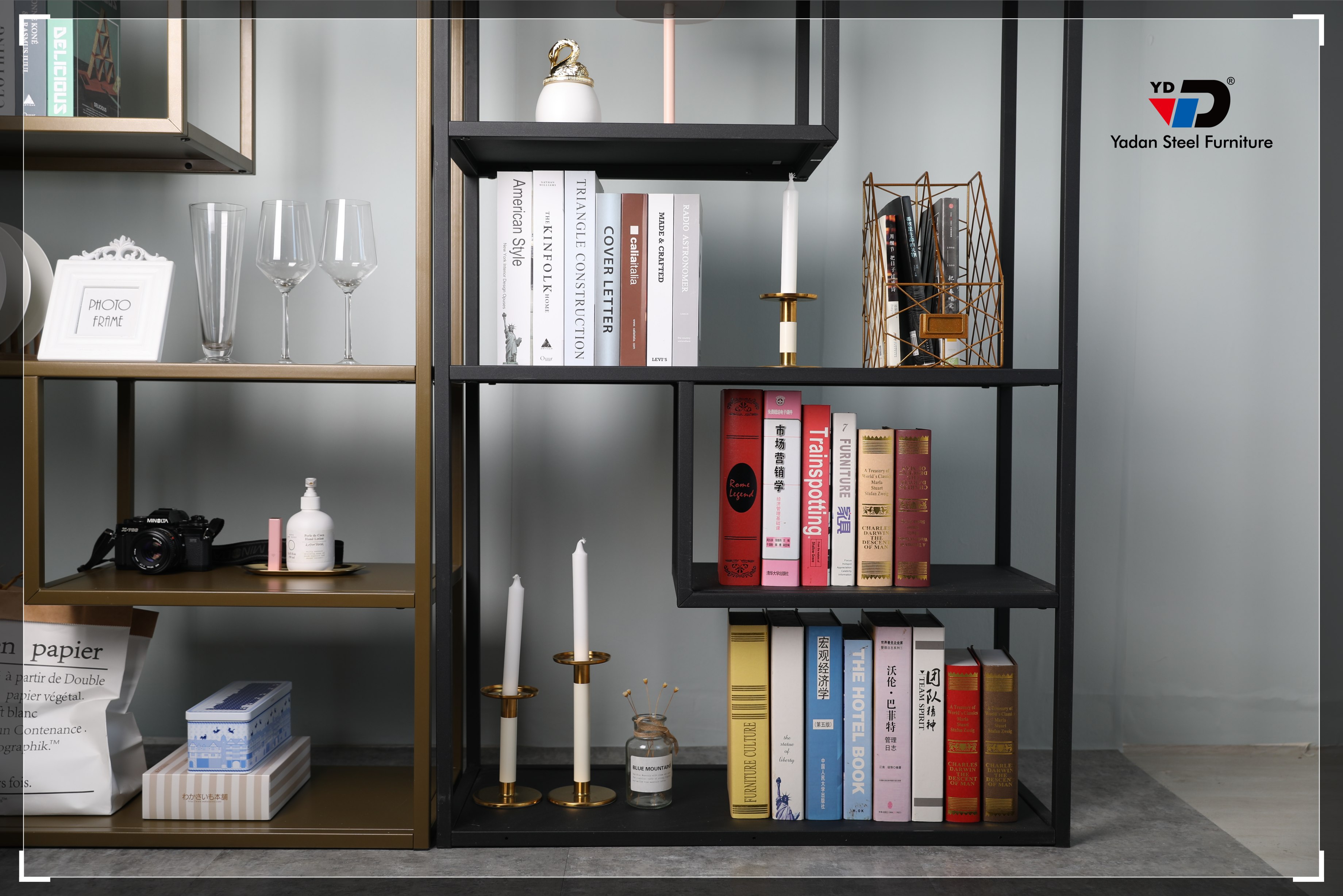 steel furniture has a wide range of good design, yadan steel furniture, steel bent, powder coating, punching, steel not worse than wood in style, interior design, furniture export,