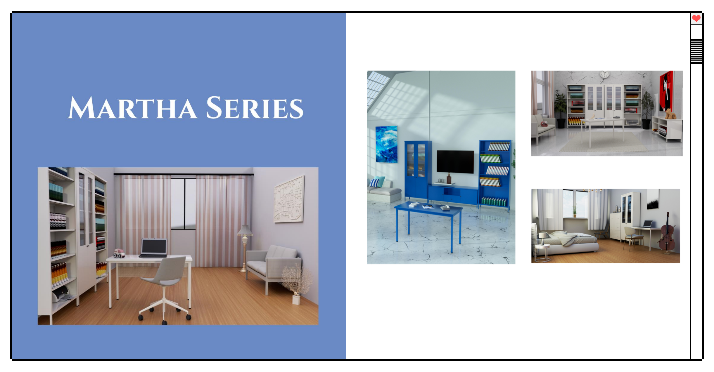 EDRIC home office series practical aesthetical work from home solution