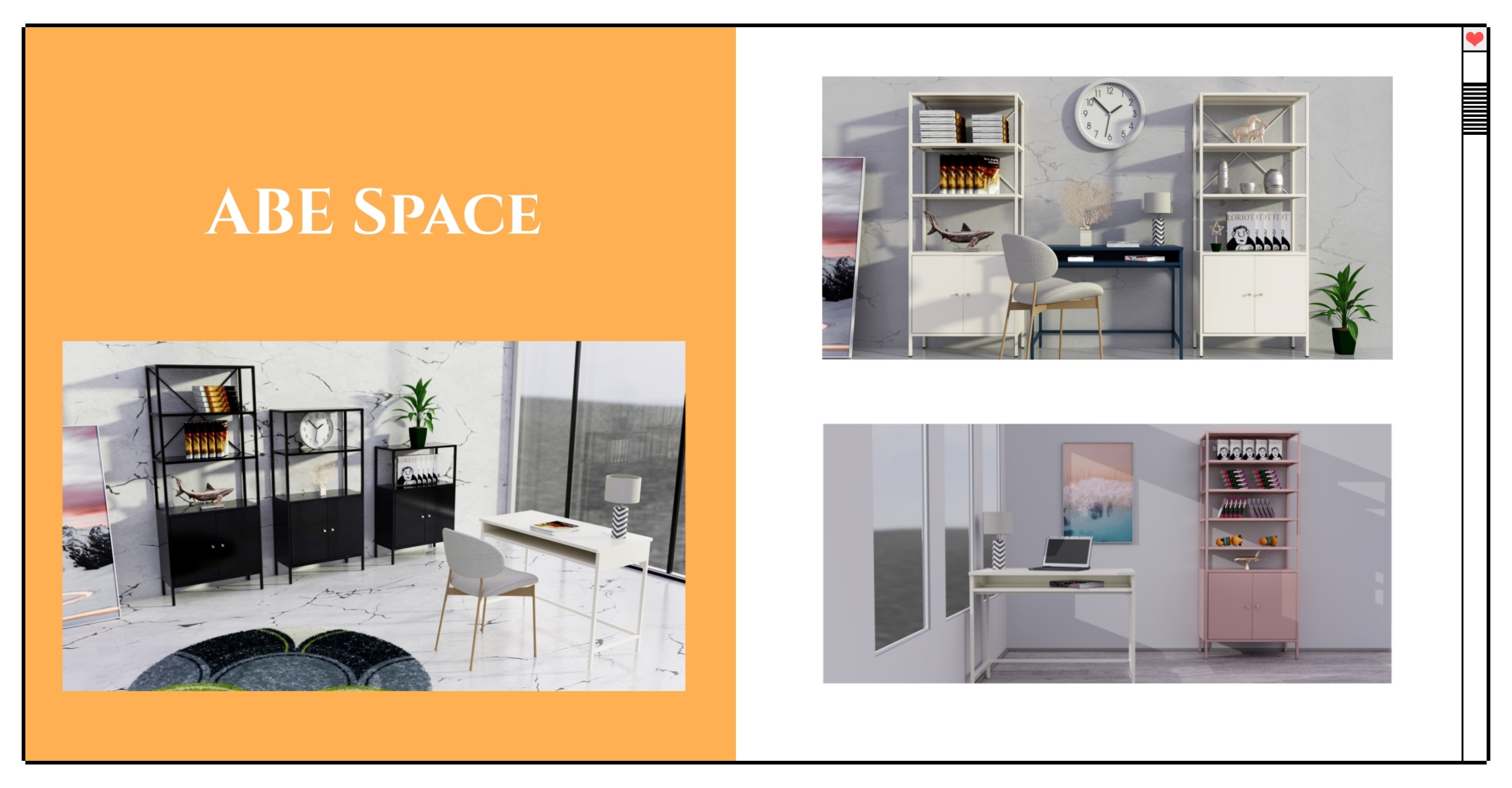 EDRIC home office series practical aesthetical work from home solution