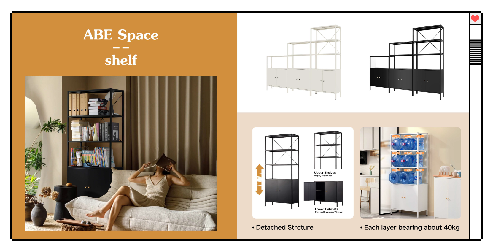 EDRIC home office series practical aesthetical work from home solution