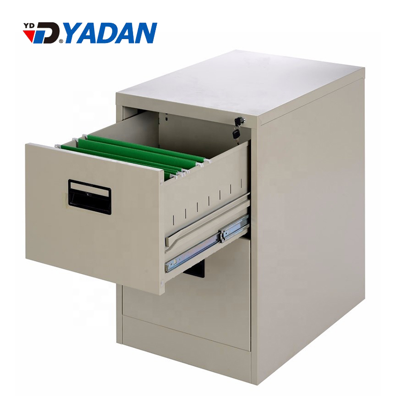 2 Drawer Vertical Filling Cabinet with Anti Tilted Lock｜YD-D2B 