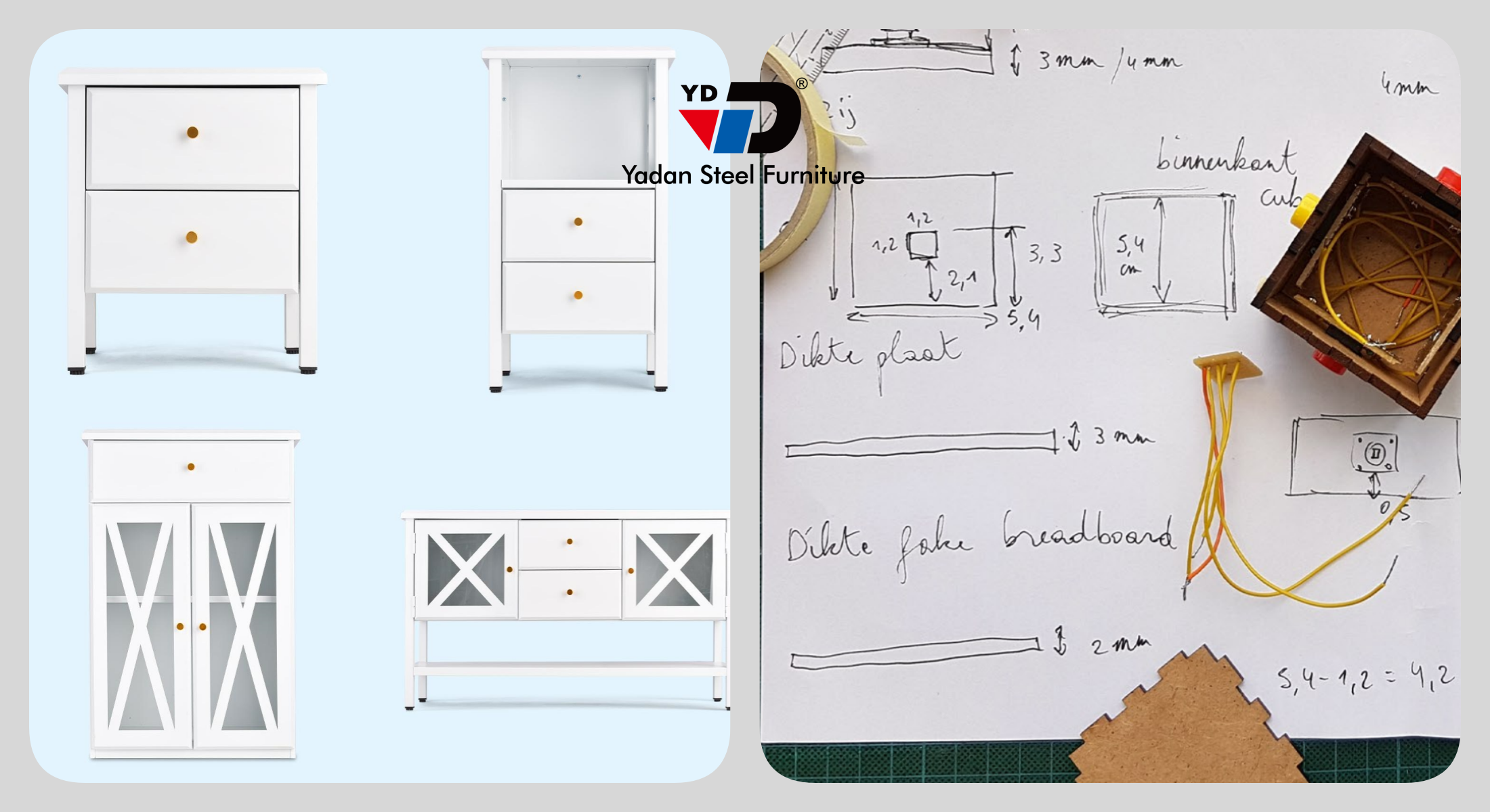 IES-X steel TV stands night stand cabinet furniture China sustainability environment
