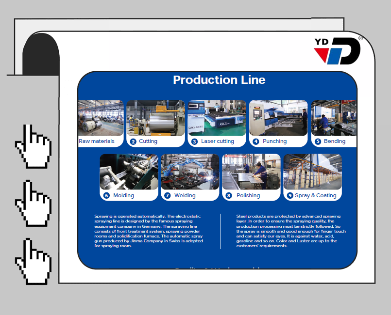 wood bookcase steel bookcase Yandan Steel Furniture