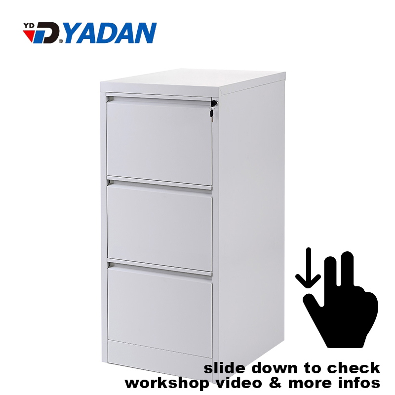YD-D3A 3 Drawer Vertical Filling Cabinet with Anti Tilted Lock