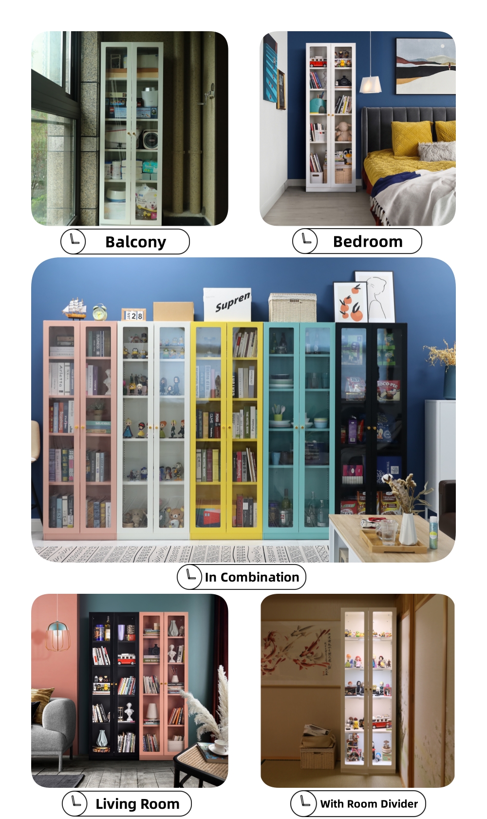 Yadan Steel Kids Bookcase