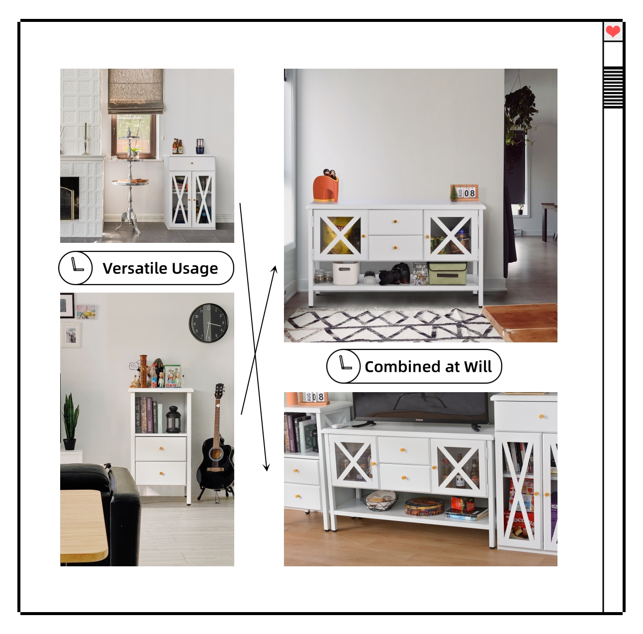 IES-X steel TV stands night stand cabinet furniture China sustainability environment