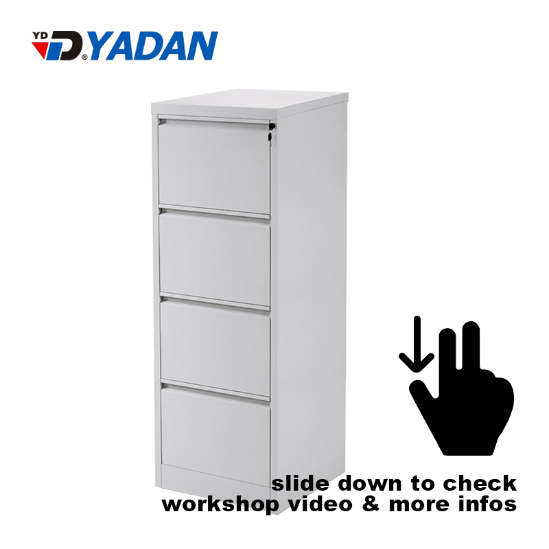 YD-D4A 4 Drawer Vertical Filling Cabinet with Anti Tilted Lock